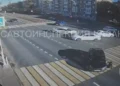 Наезд на пешеходном переходе в Казани: момент ДТП попал на видео