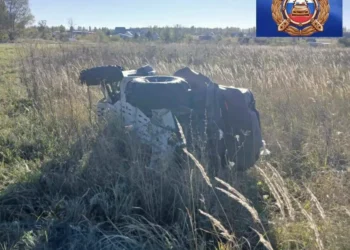 Двое подростков пострадали при съезде квадроцикла в кювет в Татарстане