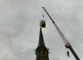 С башни Сююмбике в Казани демонтировали полумесяц