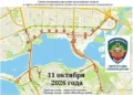 ГАИ показала схему объезда перекрытых дорог в центре Казани из-за полумарафона